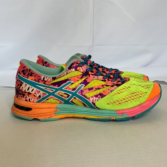 Asics Neon Gel Noosa Running Shoes Size 9 - Picture 3 of 11